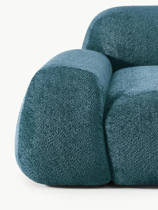 Modulaire bank Wolke (4-zits) van teddy bouclé
