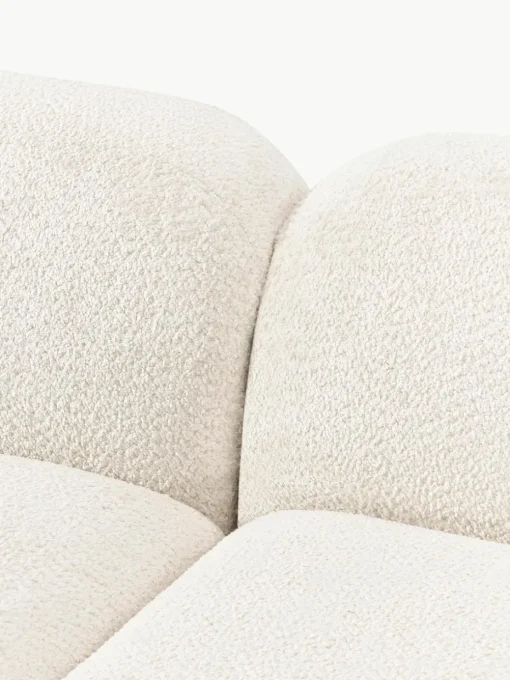 Modulaire bank Wolke (3-zits) van teddy-bouclé