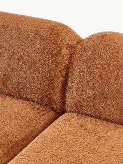 Modulaire bank Wolke (4-zits) van teddy-bouclé