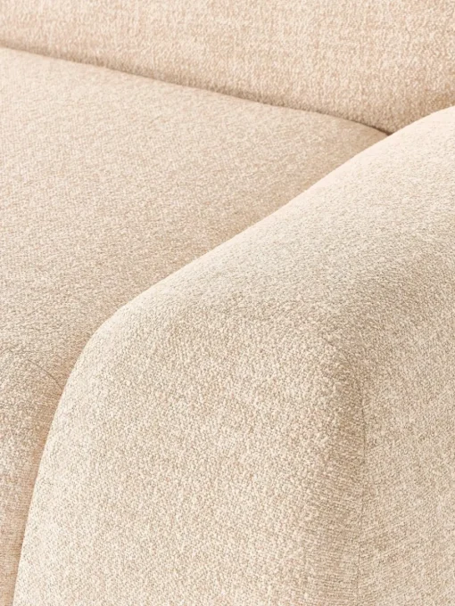 Modulaire bank Wolke (3-zits) van bouclé