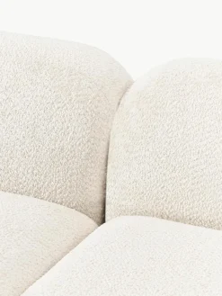 Modulaire bank Wolke (4-zits) van teddy-bouclé
