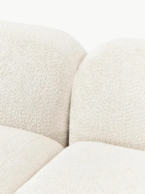Modulaire bank Wolke (4-zits) van teddy-bouclé