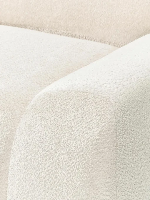 Modulaire bank Wolke (3-zits) van teddy-bouclé