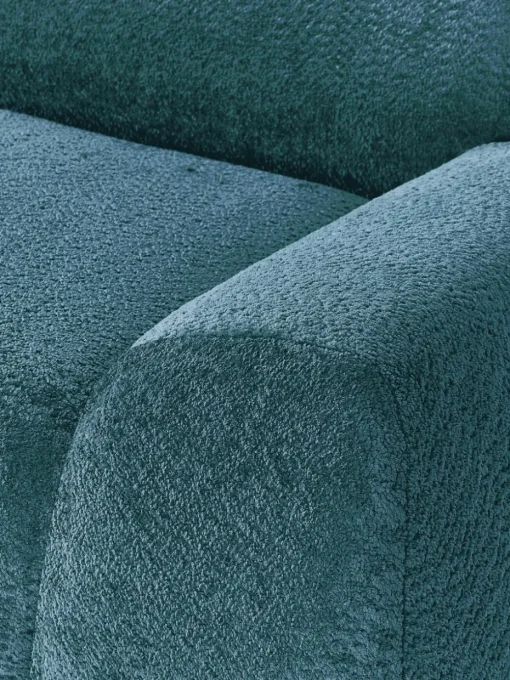 Modulaire bank Wolke (3-zits) van teddy bouclé