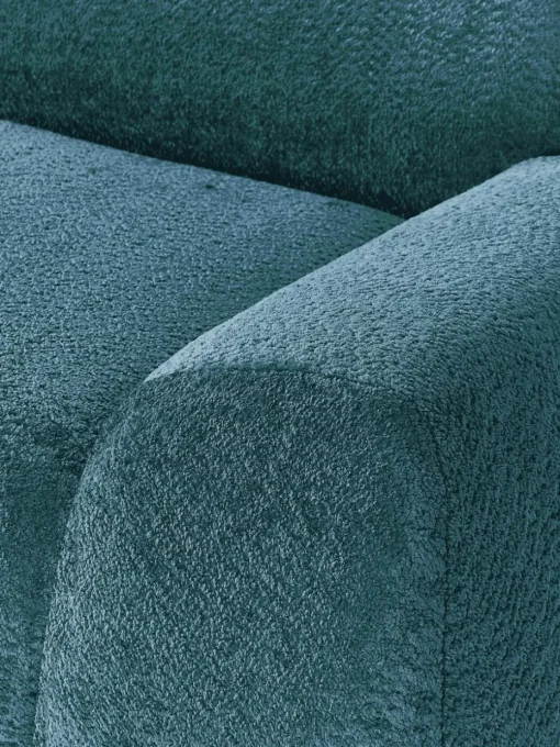 Modulaire bank Wolke (4-zits) van teddy bouclé