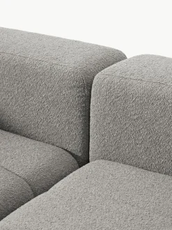 Modulaire bouclé bank Lena (4-zits) met kruk
