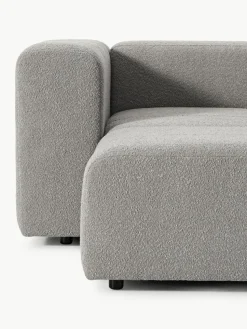Modulaire bouclé bank Lena (4-zits) met kruk