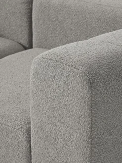 Modulaire bouclé bank Lena (4-zits) met kruk