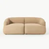 Modulaire bouclé bank Sofia (2-zits)