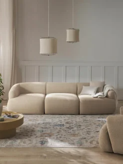 Modulaire bouclé bank Sofia (3-zits)