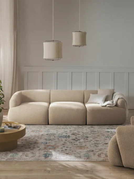 Modulaire bouclé bank Sofia (3-zits)