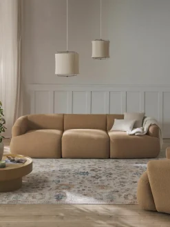 Modulaire bouclé bank Sofia (3-zits)