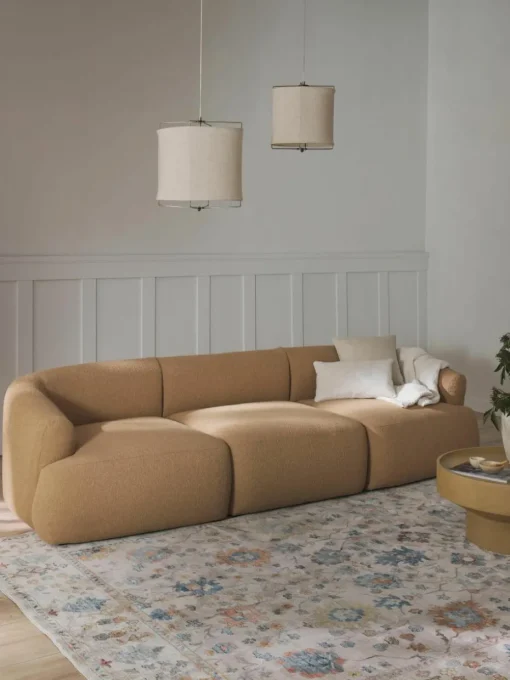 Modulaire bouclé bank Sofia (3-zits)