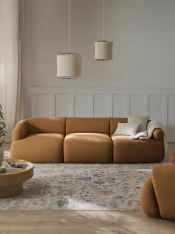 Modulaire bouclé bank Sofia (3-zits)