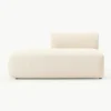 Modulaire bouclé chaise longue Sofia
