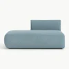 Modulaire bouclé chaise longue Sofia