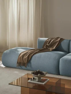 Modulaire bouclé chaise longue Sofia