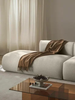 Modulaire bouclé chaise longue Sofia