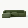 Modulaire bouclé hoekbank Sofia (3-zits)