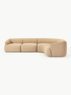 Modulaire bouclé hoekbank Sofia (4-zits)