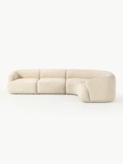 Modulaire bouclé hoekbank Sofia (4 zits)