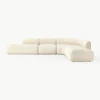 Modulaire bouclé hoekbank Sofia (4 zits)