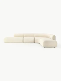 Modulaire bouclé hoekbank Sofia (4 zits)