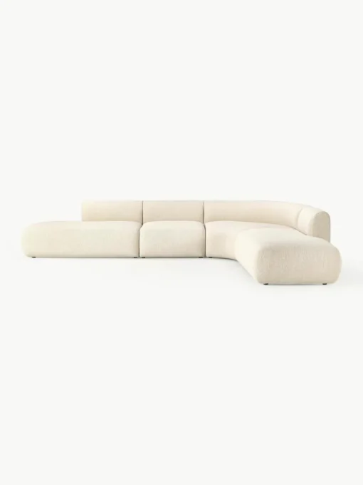 Modulaire bouclé hoekbank Sofia (4 zits)