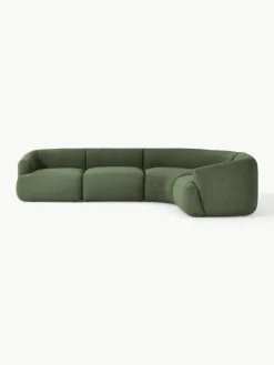 Modulaire bouclé hoekbank Sofia (4-zits)