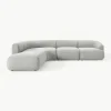 Modulaire bouclé hoekbank Sofia (4 zits)