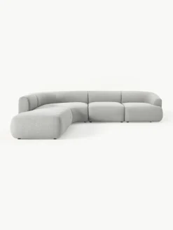 Modulaire bouclé hoekbank Sofia (4 zits)