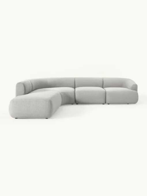 Modulaire bouclé hoekbank Sofia (4 zits)