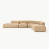 Modulaire bouclé hoekbank Sofia (4-zits)