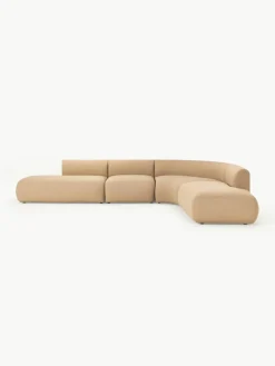 Modulaire bouclé hoekbank Sofia (4-zits)