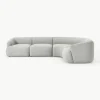 Modulaire bouclé hoekbank Sofia (4 zits)