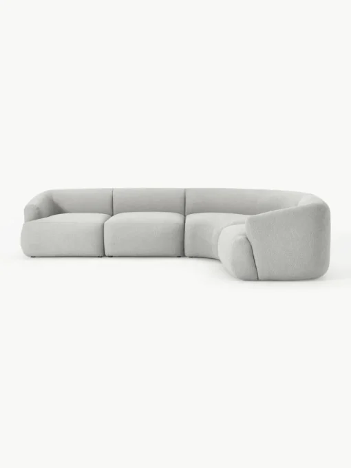 Modulaire bouclé hoekbank Sofia (4 zits)