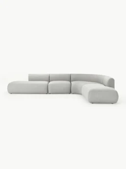 Modulaire bouclé hoekbank Sofia (4 zits)