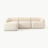 Modulaire bouclé hoekbank Sofia (3-zits)