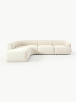 Modulaire bouclé hoekbank Sofia (4 zits)