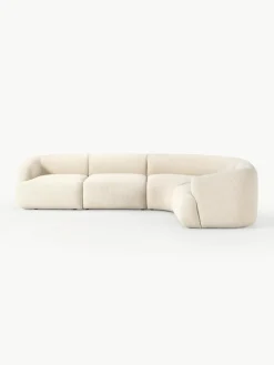 Modulaire bouclé hoekbank Sofia (4 zits)