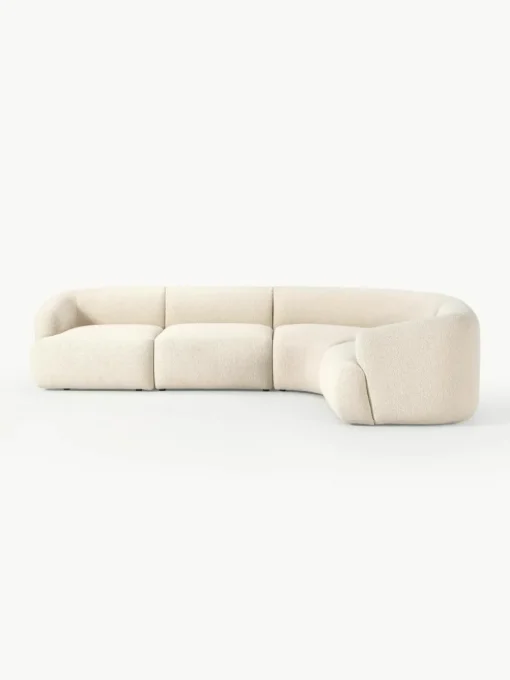 Modulaire bouclé hoekbank Sofia (4 zits)