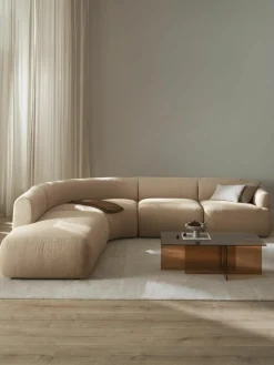 Modulaire bouclé hoekbank Sofia (4 zits)