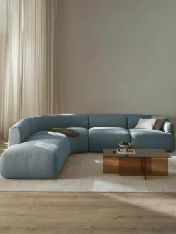 Modulaire bouclé hoekbank Sofia (4-zits)