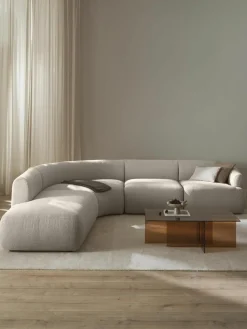 Modulaire bouclé hoekbank Sofia (4 zits)