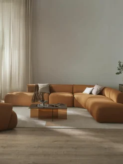 Modulaire bouclé hoekbank Sofia (4-zits)