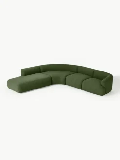 Modulaire bouclé hoekbank Sofia (4-zits)
