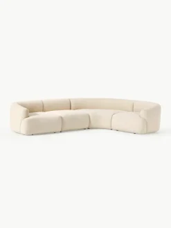 Modulaire bouclé hoekbank Sofia (4 zits)