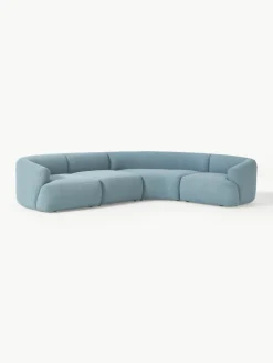 Modulaire bouclé hoekbank Sofia (4-zits)