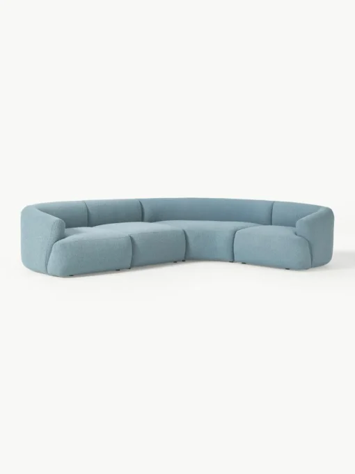 Modulaire bouclé hoekbank Sofia (4-zits)