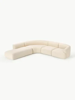 Modulaire bouclé hoekbank Sofia (4 zits)
